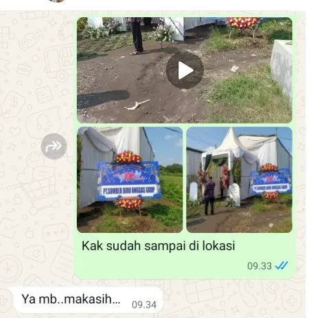 Pengiriman Karangan Bunga Belitung
