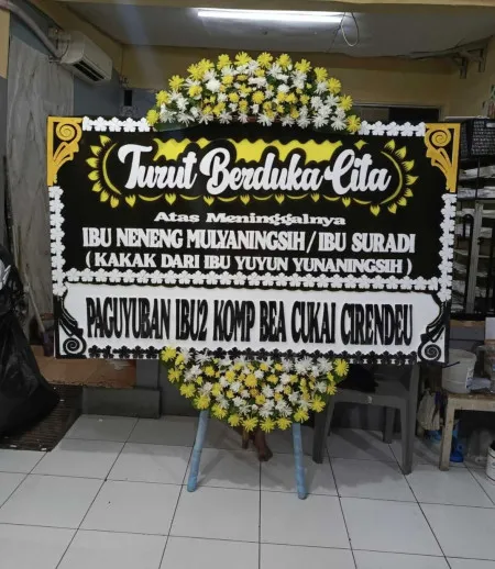 Papan Bunga Duka Belitung