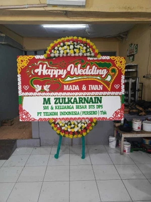 Papan Bunga di Belitung