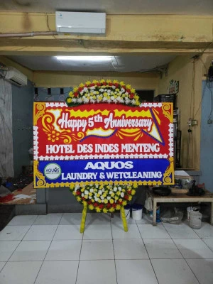 Papan Bunga di Belitung